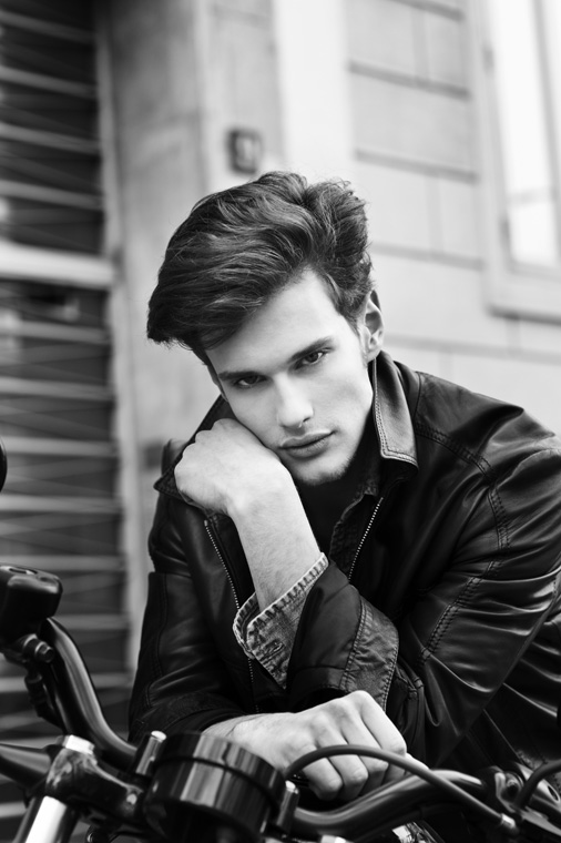 male model fashion image leather shoot 27