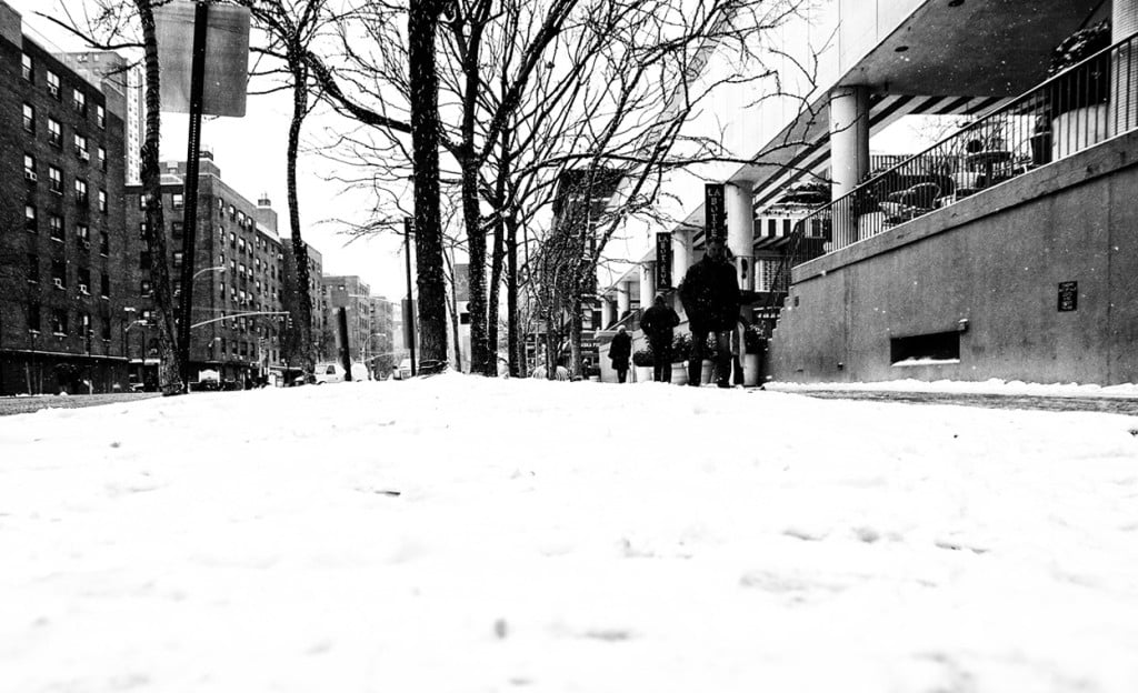 snow black and white nyc 14