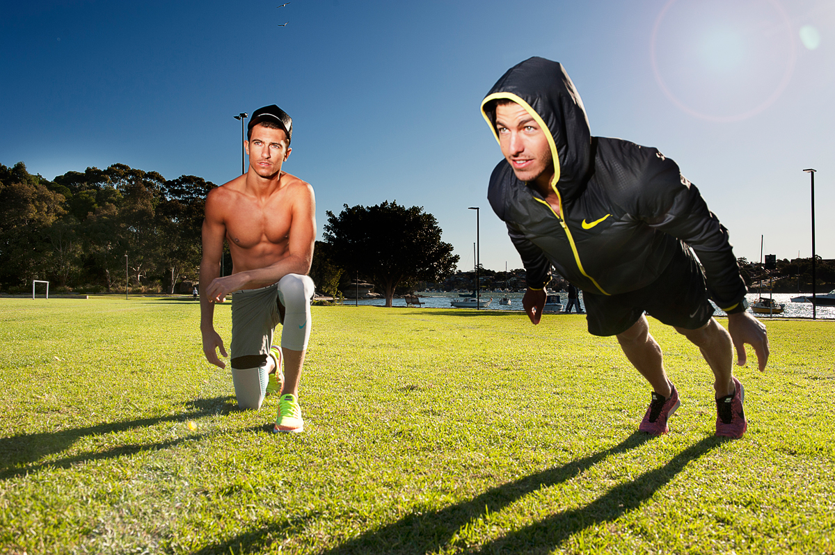 sportswear fitness parklands action two models flo and theo 26