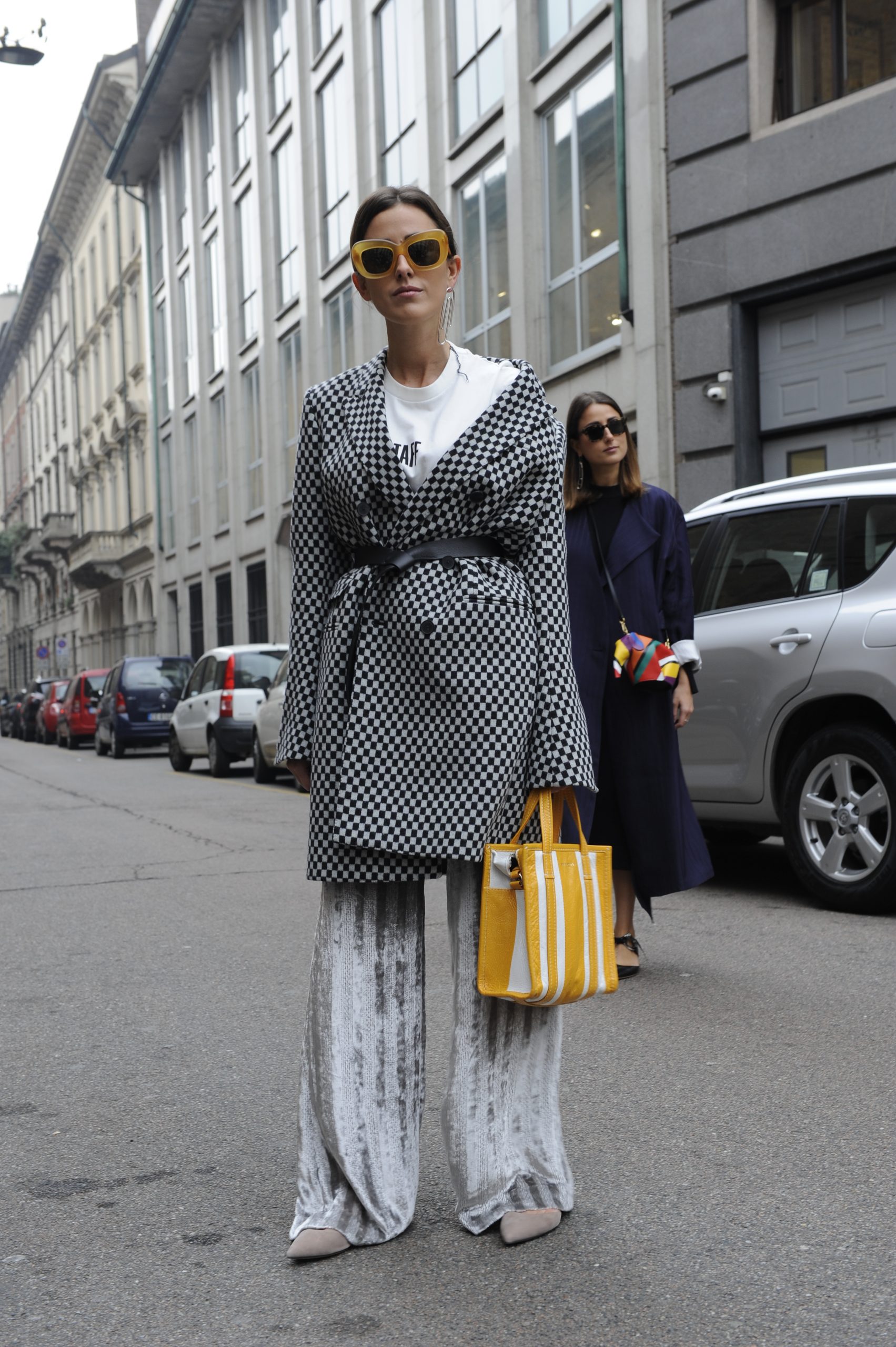 street style milan fashion week outside of max mara sylivia haghjoo poses for the cameras sunglasses editorial vogue influencer image 16