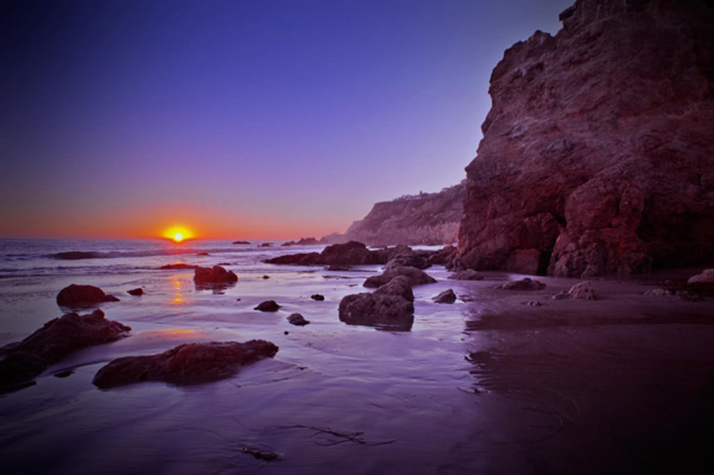 sunset at beach california 32