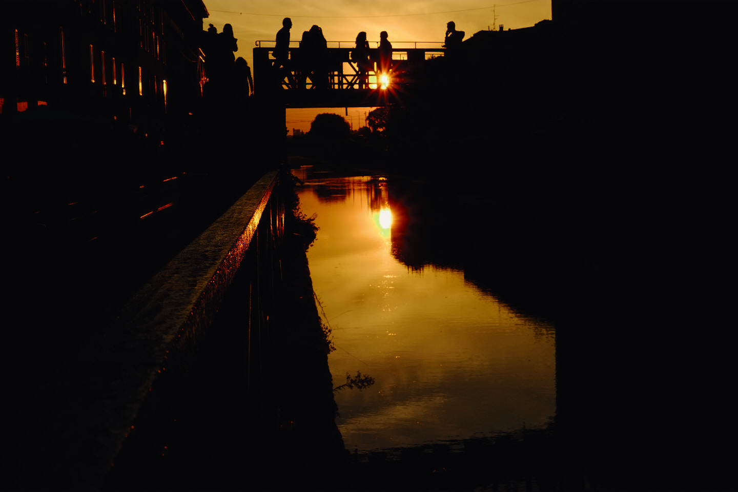 sunset image milan porto genova navigli travel 1